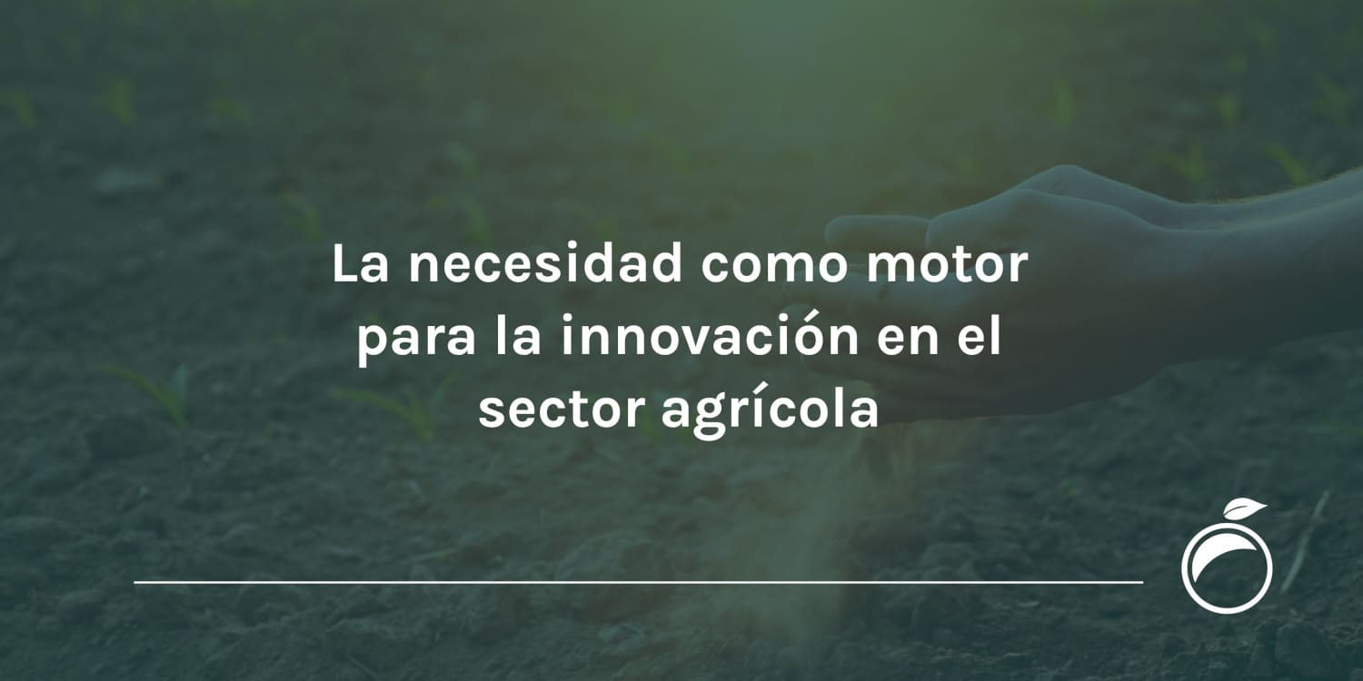 La necesidad como motor para la innovación en el sector agrícola