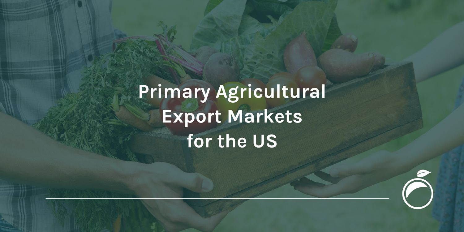 Primary Agricultural Export Markets for the US