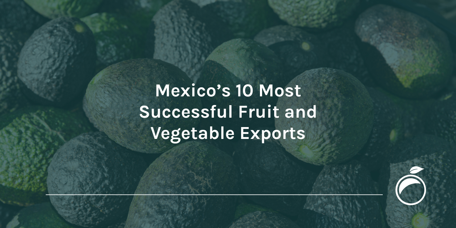 Mexico’s 10 Most Successful Fruit and Vegetable Exports