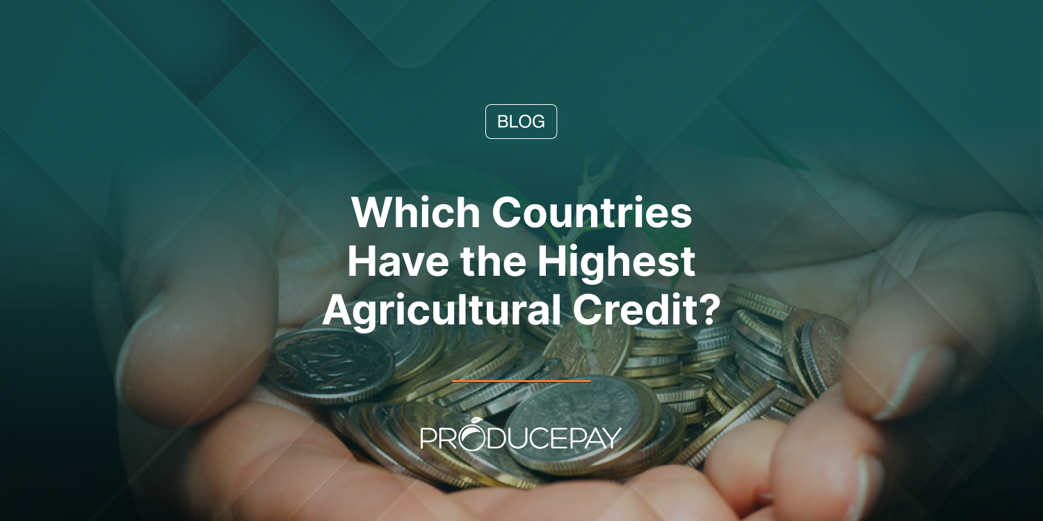 Which Countries Have the Highest Agricultural Credit?